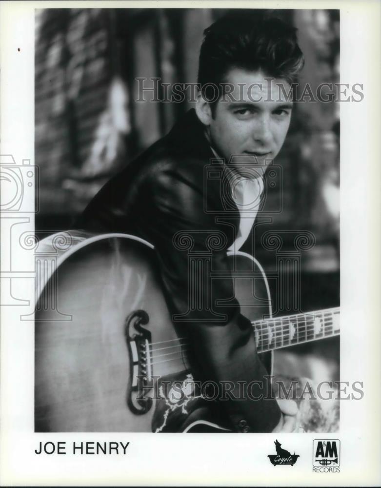 1989 Press Photo Joe Henry Jazz Americana Singer Songwriter and Guitarist - Historic Images
