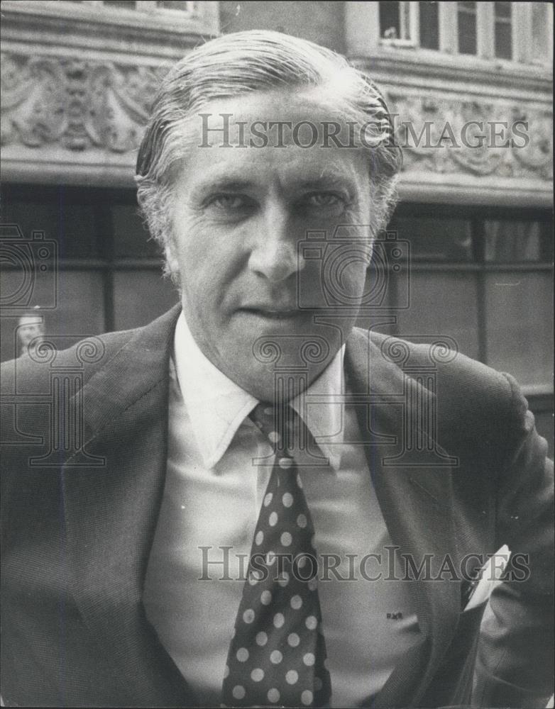 1973 Press Photo Roland &quot;Tiny&quot; Rowland CEO of Lonrho - Historic Images