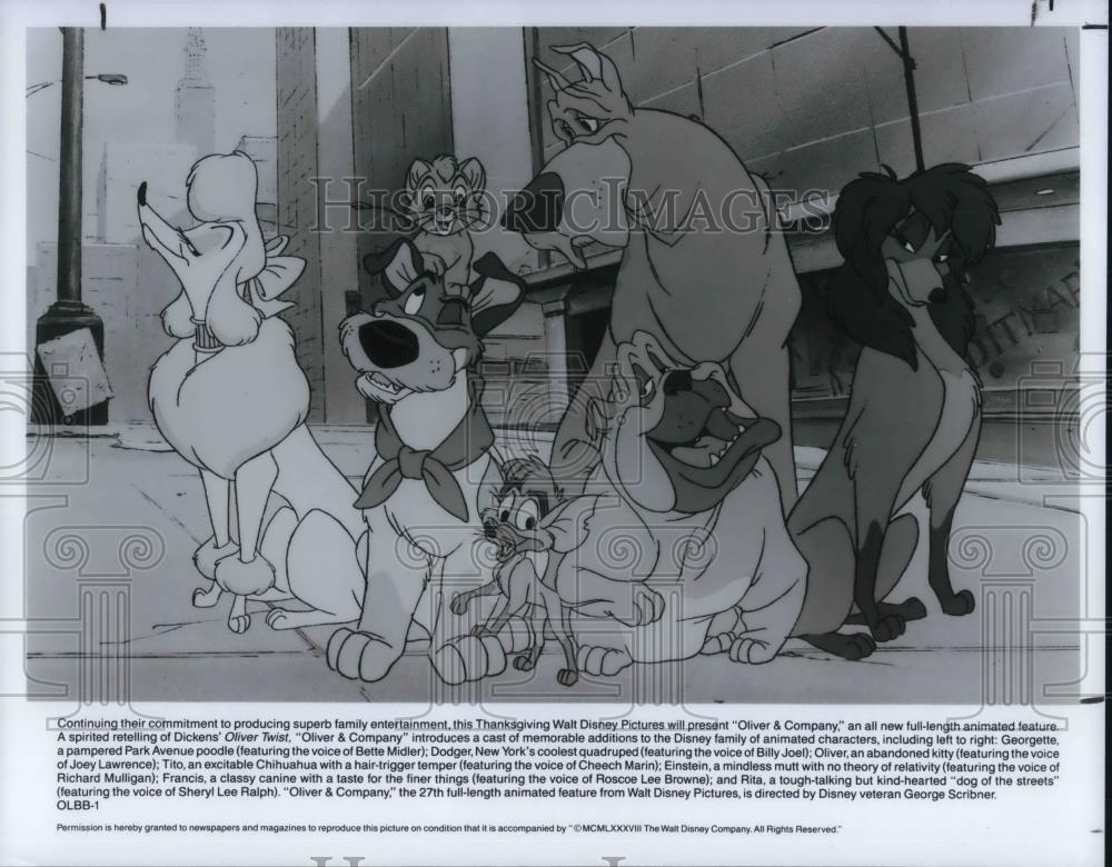 1986 Press Photo Oliver &amp; Company - cvp23065 - Historic Images