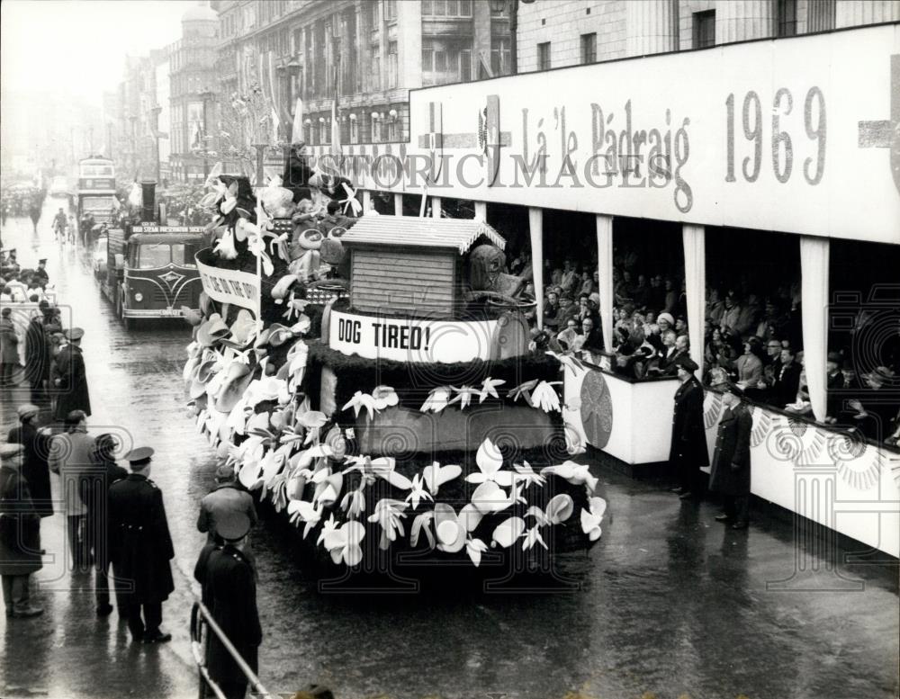 Press Photo St. Patrick&#39;s Day Parade, Dublin. - Historic Images