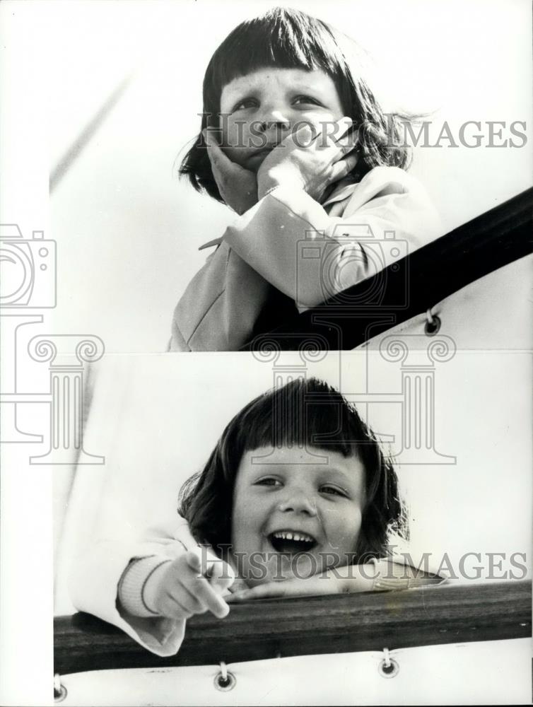 Press Photo Five-year-old Crown Prince Frederick of Denmark - Historic Images