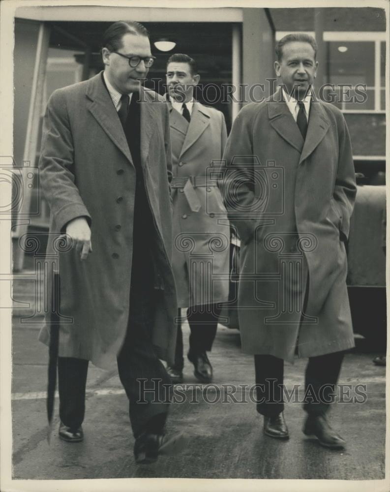 1956 Press Photo Dag Hammarskjold, United Nations secretary General - Historic Images