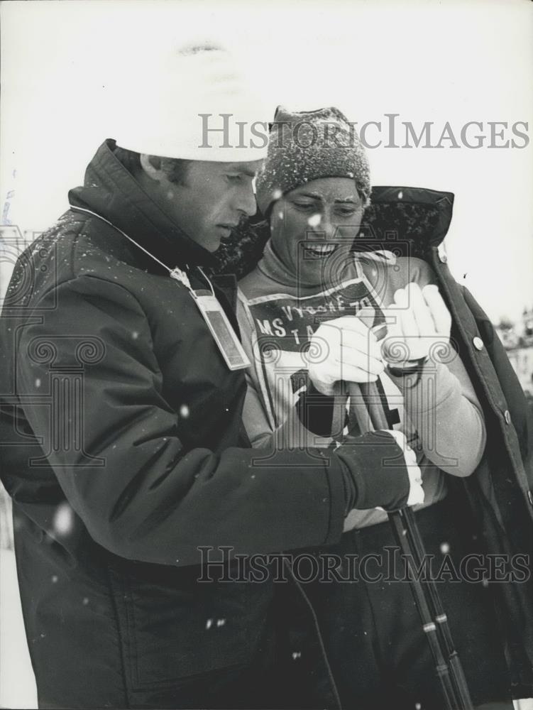 1970 Press Photo Ski Champion Alevtina Olyunina - Historic Images