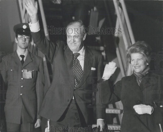 1979 Press Photo Governor of Zimbabwe-Rhodesia,Lord Soames and his wife - Historic Images