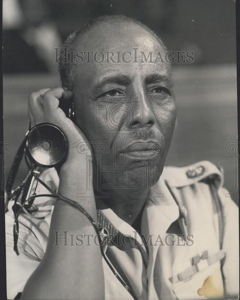 1970 Press Photo President of Somali Democratic Republic Gen. Mohammed - Historic Images