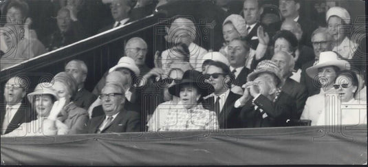 1970 Press Photo Edward Heath,PM & Princess Elexandra(left) Princess Anne - Historic Images