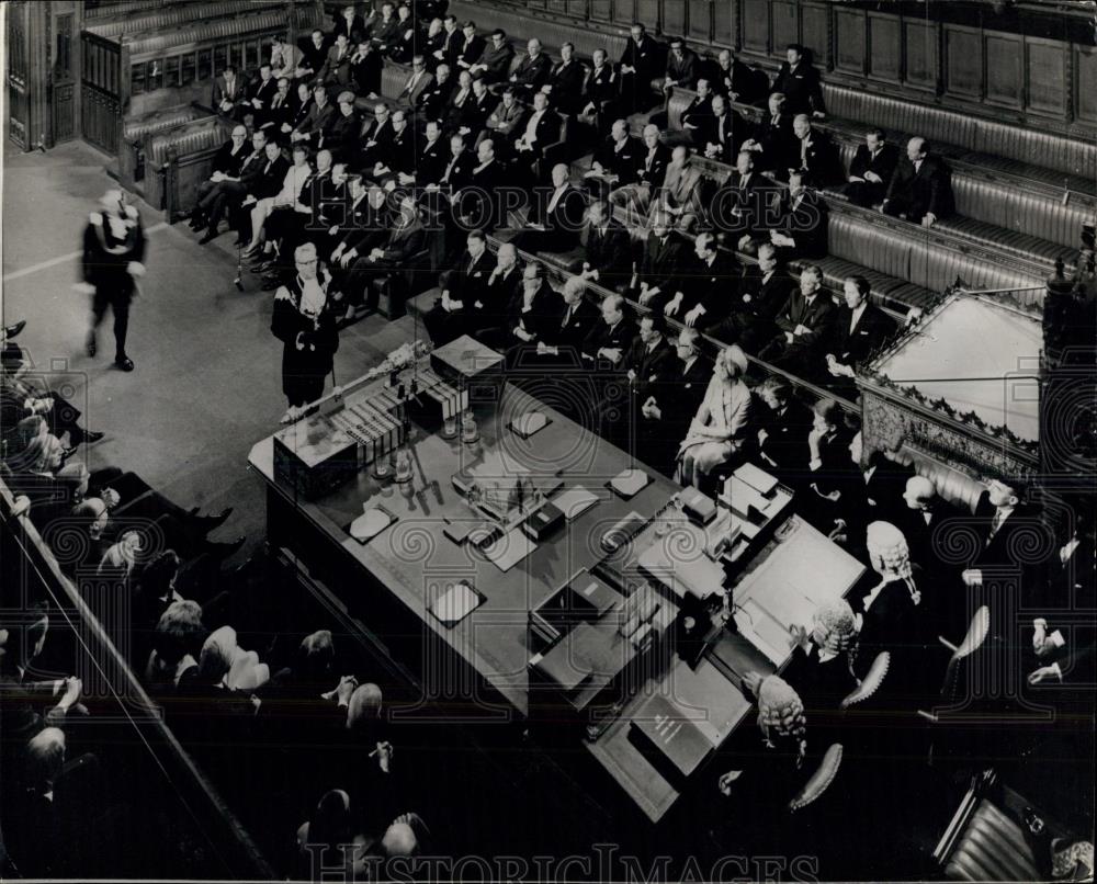 1970 Press Photo State Opening Of Parliament,House of Lord&#39;s - Historic Images