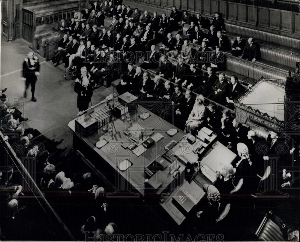 1970 Press Photo State Opening Of Parliament,House of Lord's - Historic Images