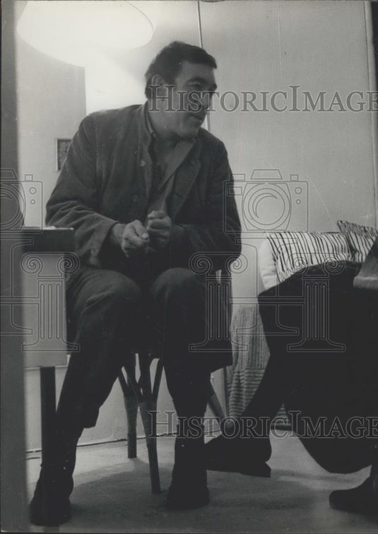 1966 Press Photo Anthony Quinn Stars In New Film "25th Hour" - Historic Images