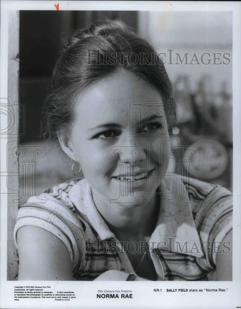 1979 Press Photo Sally Field in "Norma Rae - cvp20704 - Historic Images
