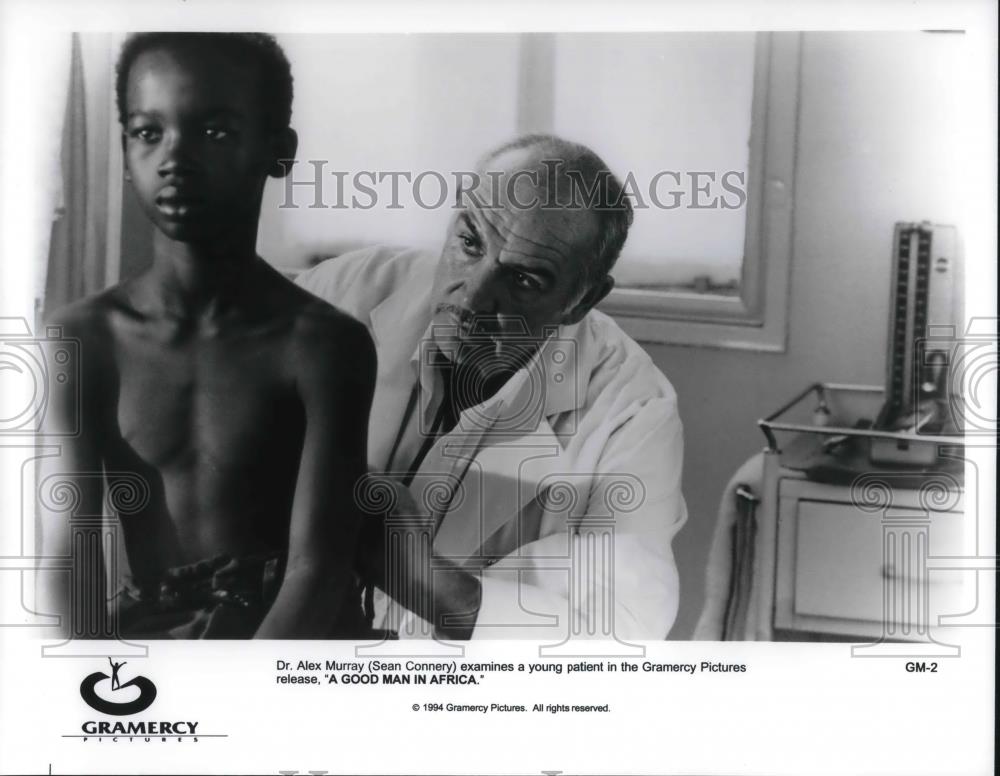 1994 Press Photo Sean Connery stars as Dr. Alex Murphy in A Good Man in Africa - Historic Images