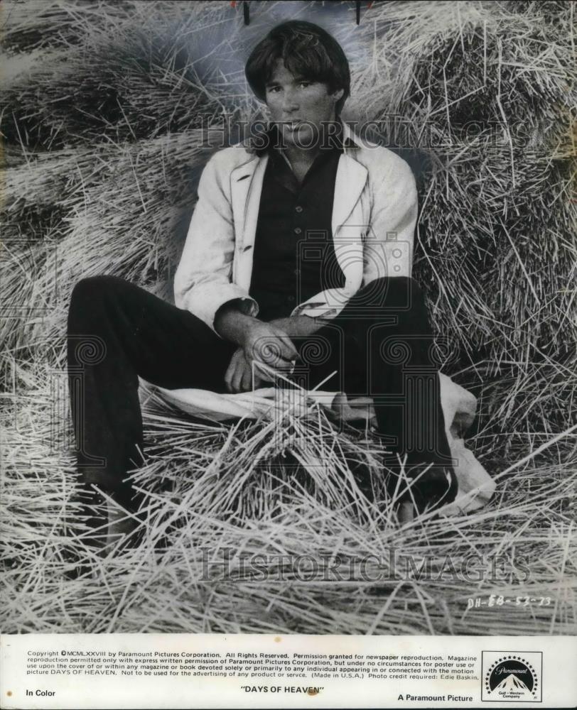 1979 Press Photo Richard Grere In Days Of Heaven - cvp20667 - Historic Images