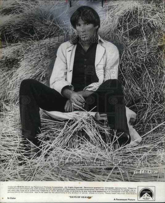 1979 Press Photo Richard Grere In Days Of Heaven - cvp20667 - Historic Images