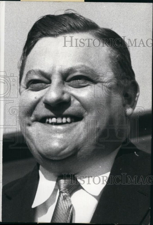 1963 Press Photo Franz Joseph Straus,CDU-parlamentary in the Federal Diet - Historic Images
