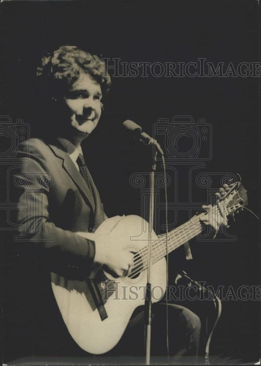 1966 Press Photo Pierre Perret Composer & Singer - Historic Images