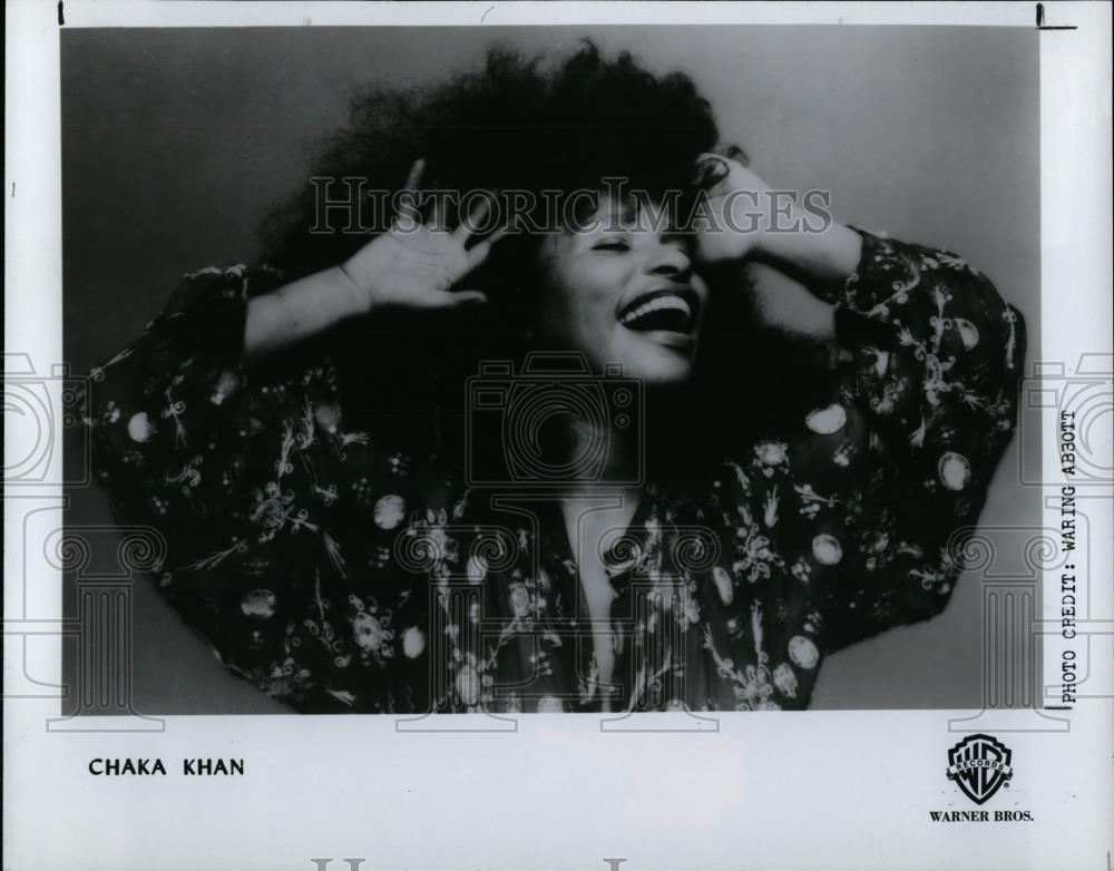 1983 Press Photo Chaka Kahn Music Artist - cvp26806 - Historic Images