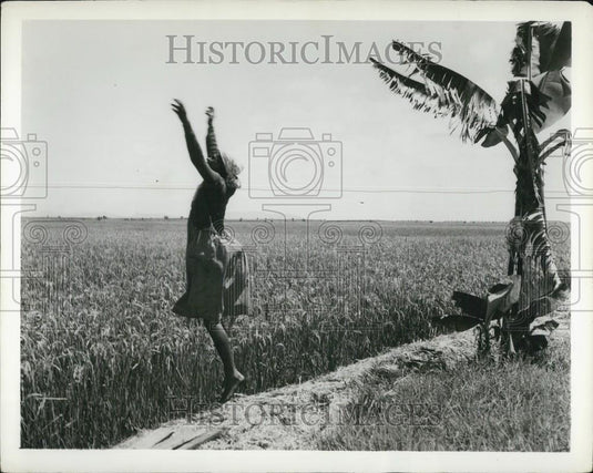 Press Photo Kenya- Kikuyu farming: Nduta Kimani, wife of a Kikuyu farmer - Historic Images