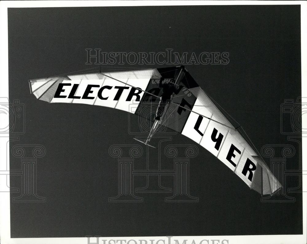 1978 Press Photo Powered Hanglider Electra Flyer of Albuquerque, New Mexico - Historic Images