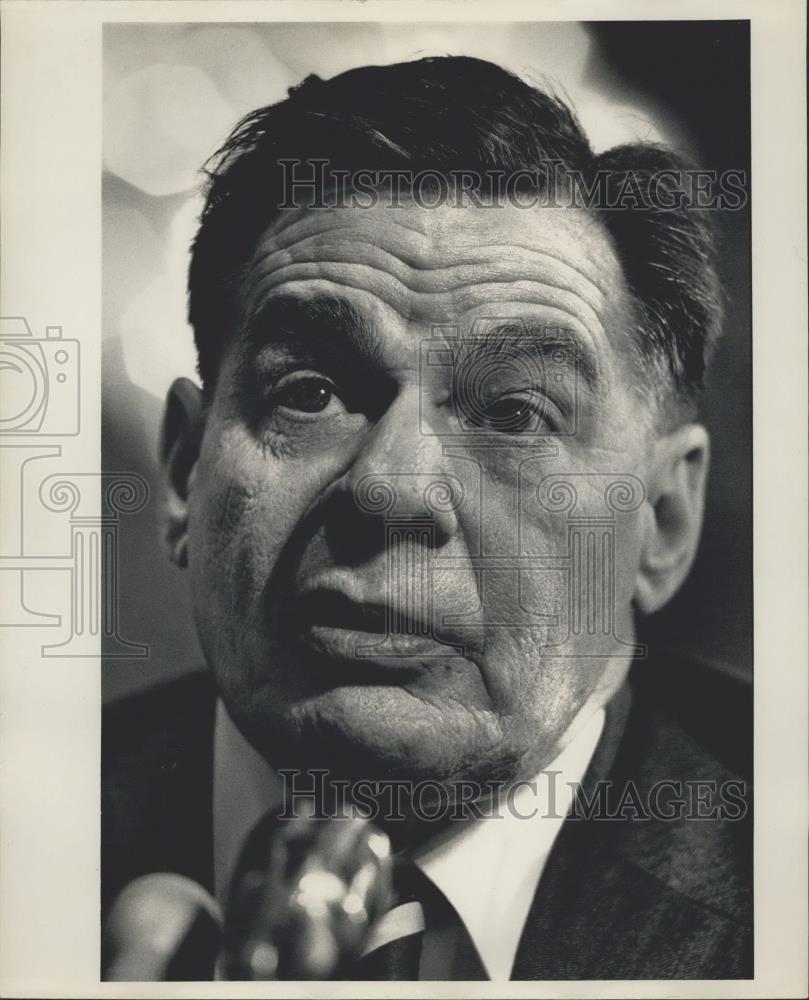 1975 Press Photo Henry Peterson, Formerly of the Justice Dept,Watergate hearing - Historic Images