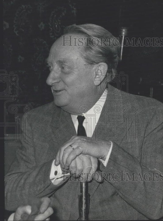 1958 Press Photo French Actor Jean Debucourt - Historic Images