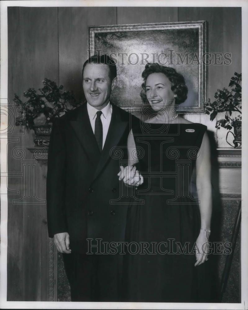 1962 Press Photo Raymond C. Firestone and Mrs. Jane Allen Messler - cvp21649 - Historic Images