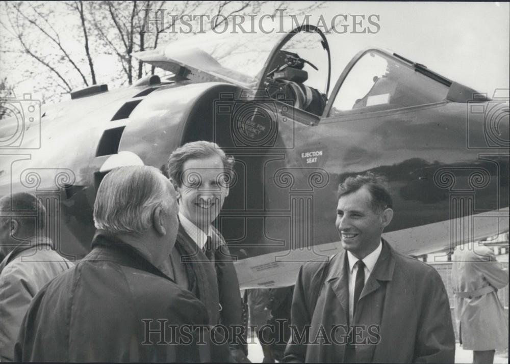 1968 Press Photo British Jet Hawker Siddley Harrier BR Mk 1, Alfred W. Bedford - Historic Images