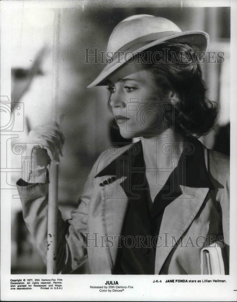 1977 Press Photo Jane Fonda as Lillian in Julia - cvp20215 - Historic Images