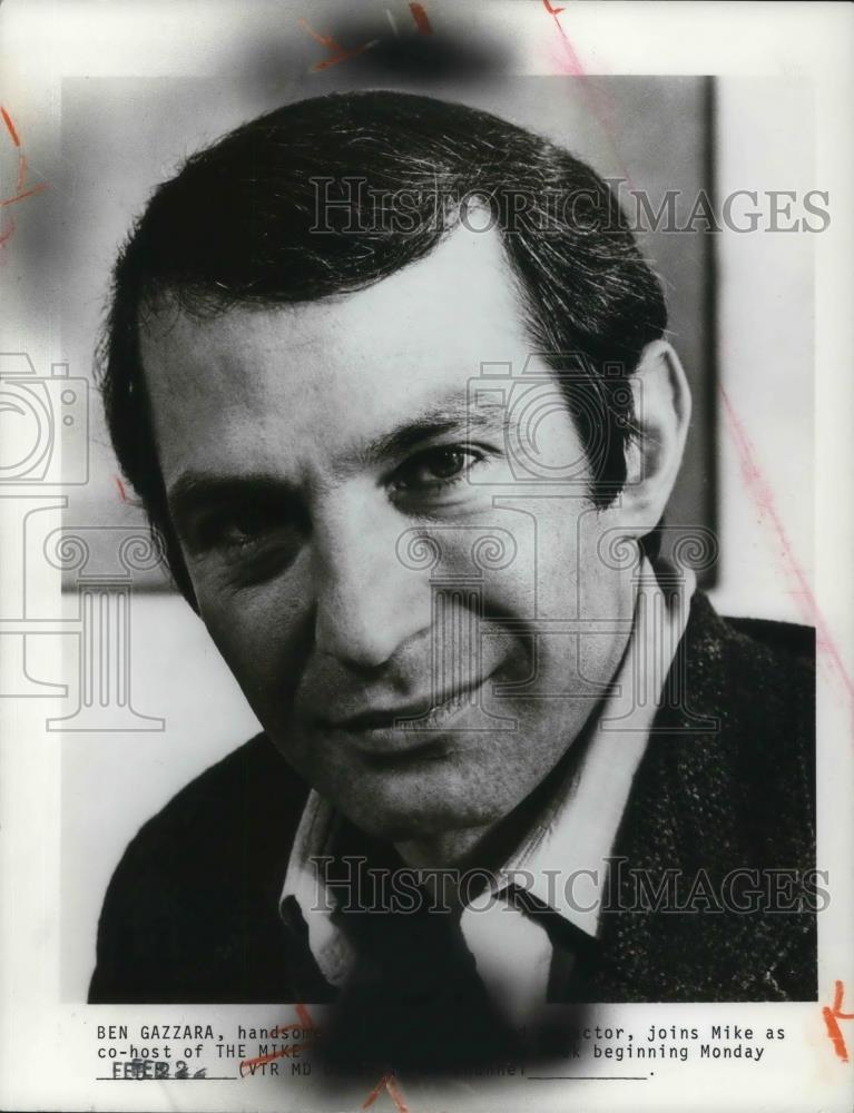 1971 Press Photo Ben Gazzara joins Mike as a co-host in a show - cvp21820 - Historic Images