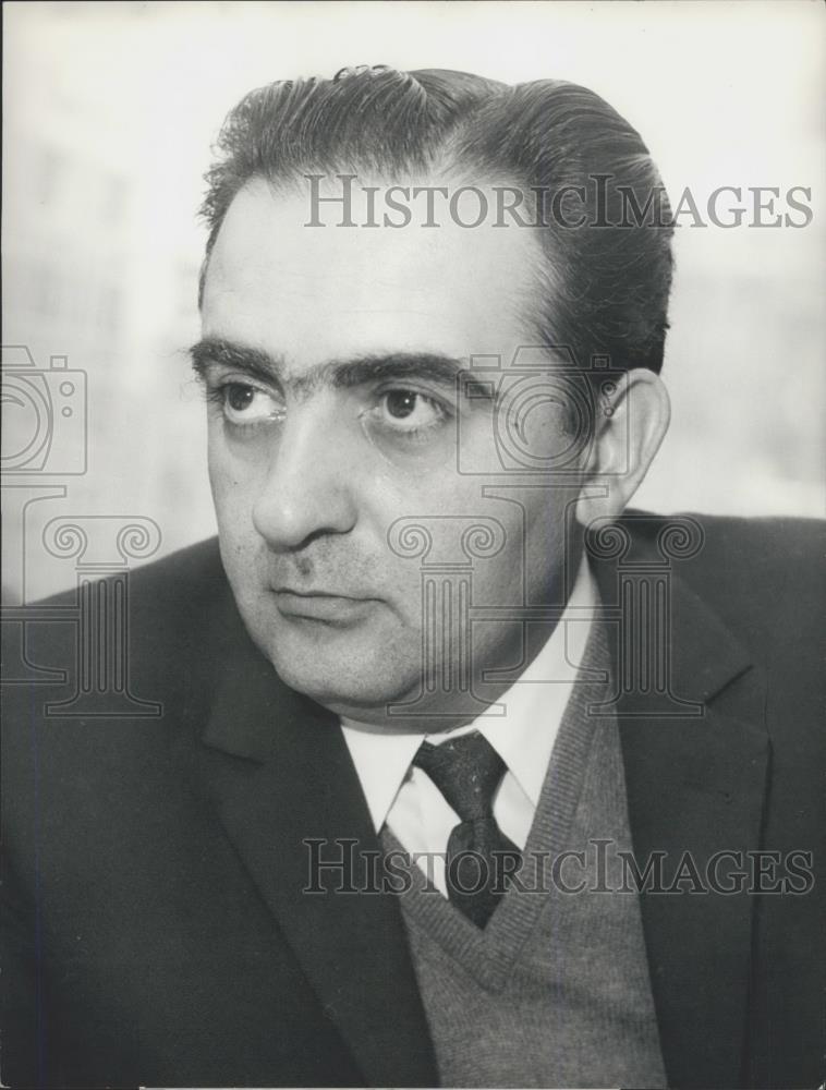 1969 Press Photo Nikolaos Nikolaides,The Greek Center Union Party - Historic Images