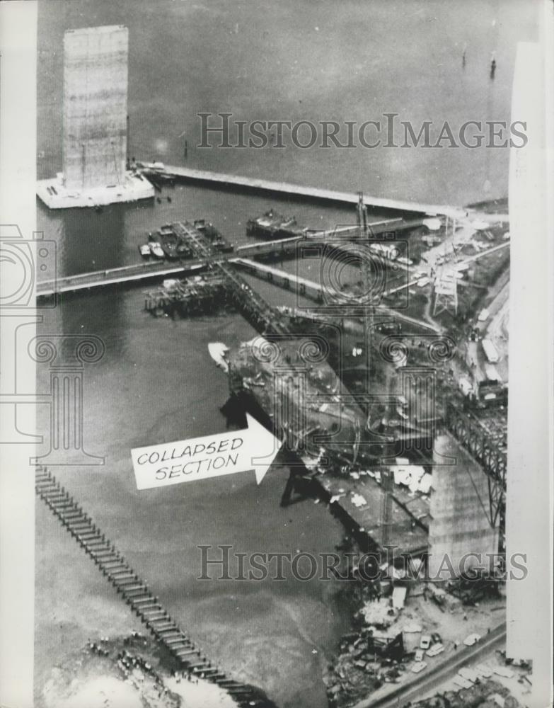 1970 Press Photo 20 Dead In Bridge Collapse In Australia - Historic Images