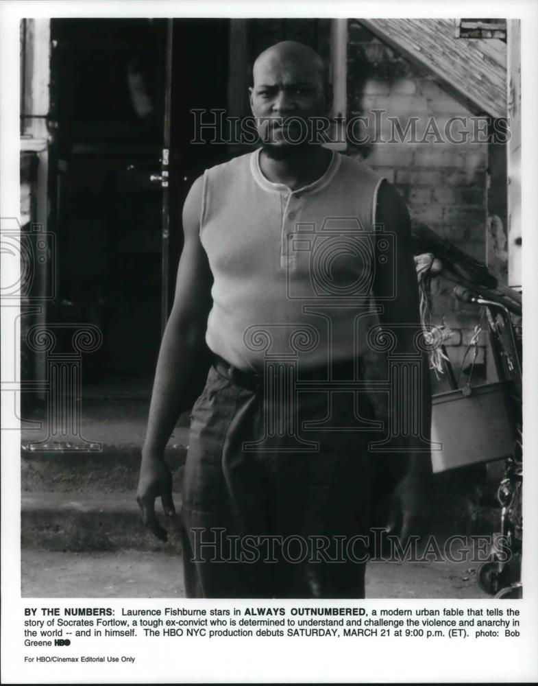 1998 Press Photo Laurence Fishburne Stars In Always Outnumbered - cvp21633 - Historic Images