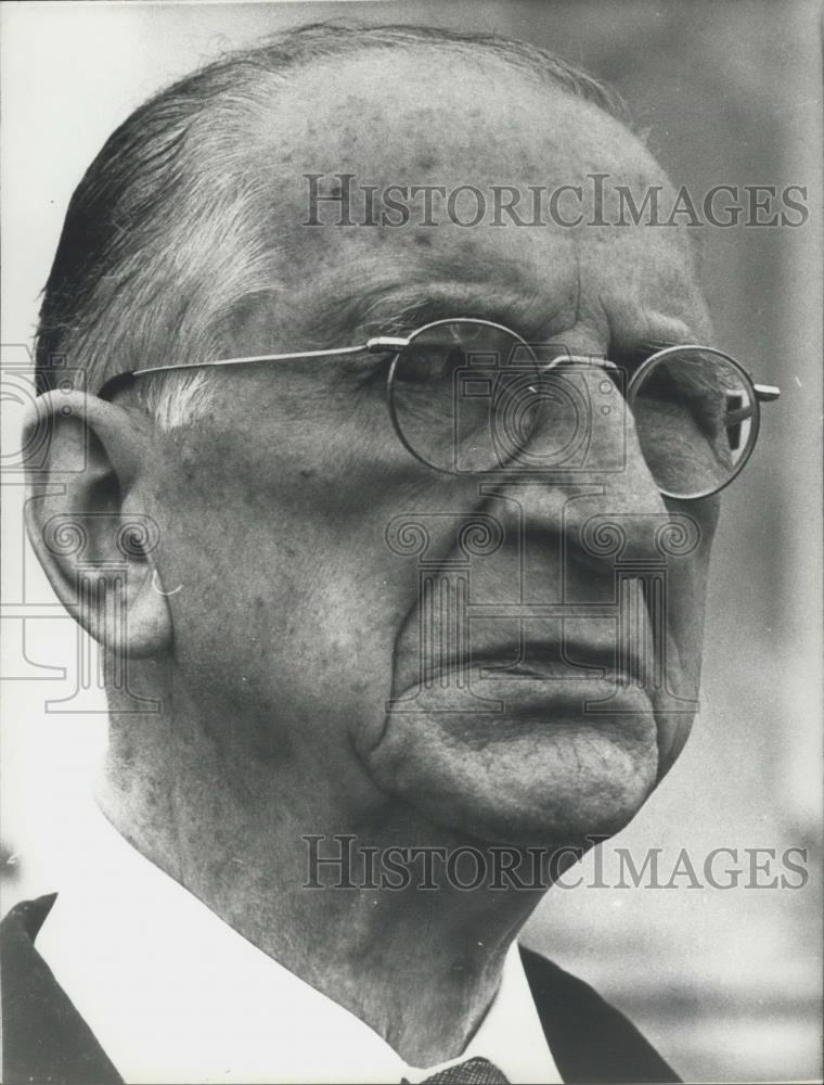 1975 Press Photo Eamon De Valera in August 1975 - Historic Images