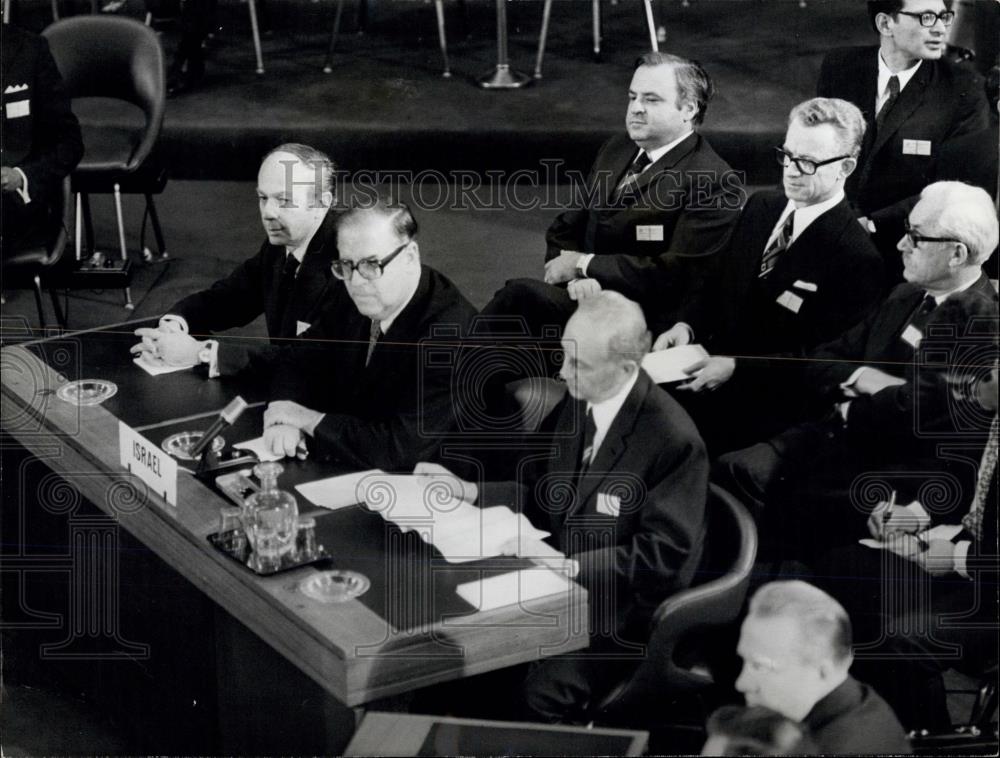 1973 Press Photo Middle East Peace Conference in Geneva - Historic Images