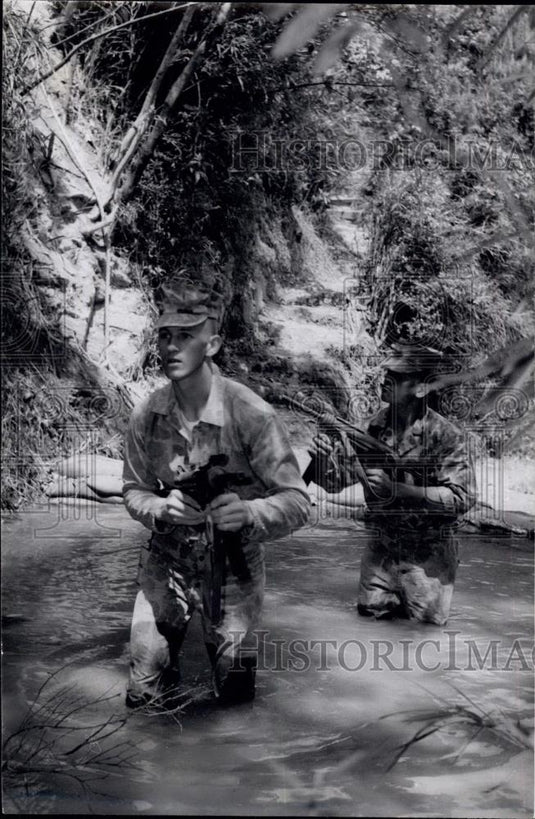 Press Photo US military jungle training school - Historic Images