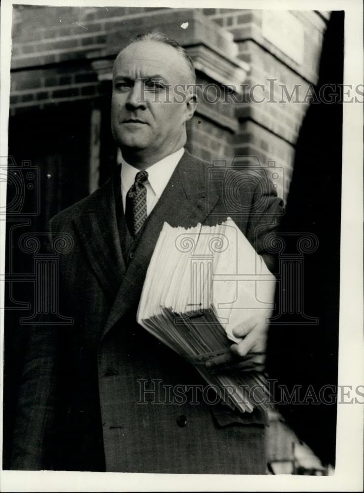 1957 Press Photo Dr John Bodkin Adams Charged With Murder Of Mrs Morrell-Eastbou - Historic Images