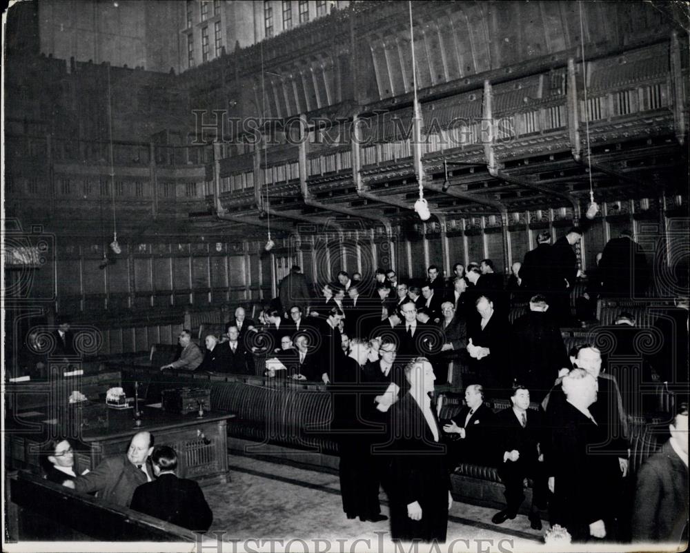 1950 Press Photo The House Of Commons Before Opening Of The New Chamber - Historic Images