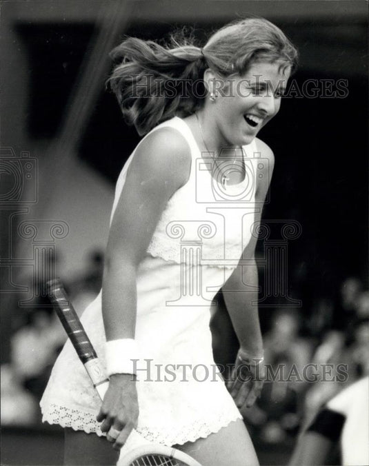 1980 Press Photo Wimbledon Tennis ,Tracy Austin - Historic Images