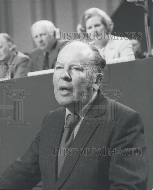 1978 Press Photo Conservative Party conference at Brighton, Reg Prentice - Historic Images