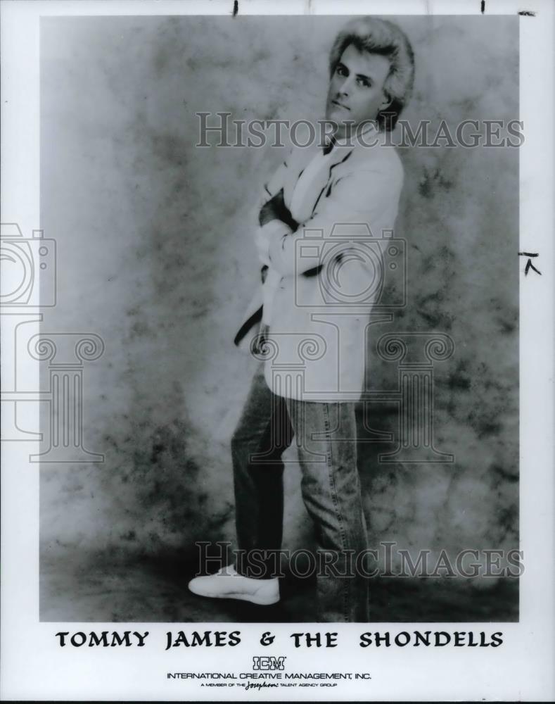 1989 Press Photo Tommy James Pop Rock Singer Songwriter The Shondells - Historic Images