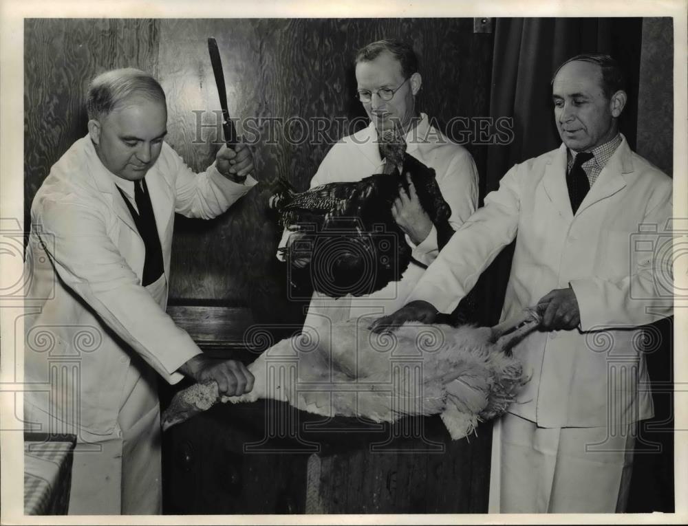 1940 Press Photo Lt. Maj. George Hotchkin George Brann James Campbell - Historic Images