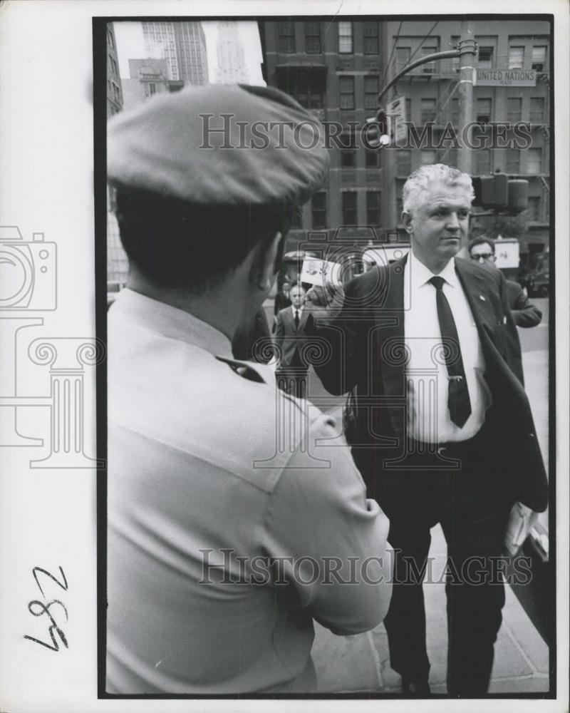 1970 Press Photo Un 25th Anniversary Commemorative Session Striktest security - Historic Images