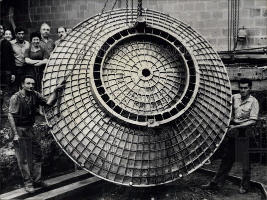 1963 Press Photo Dish Will Receive Telstar's Broadcasts - Historic Images