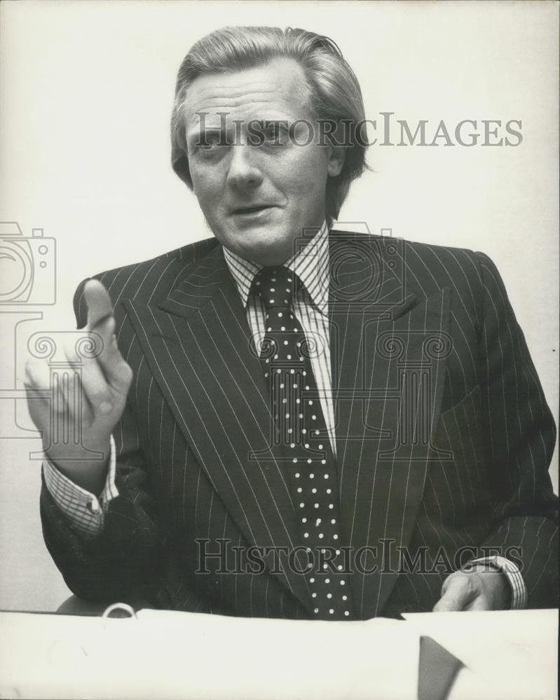 1973 Press Photo Michael Heseltine Minister of Aerospace - Historic Images