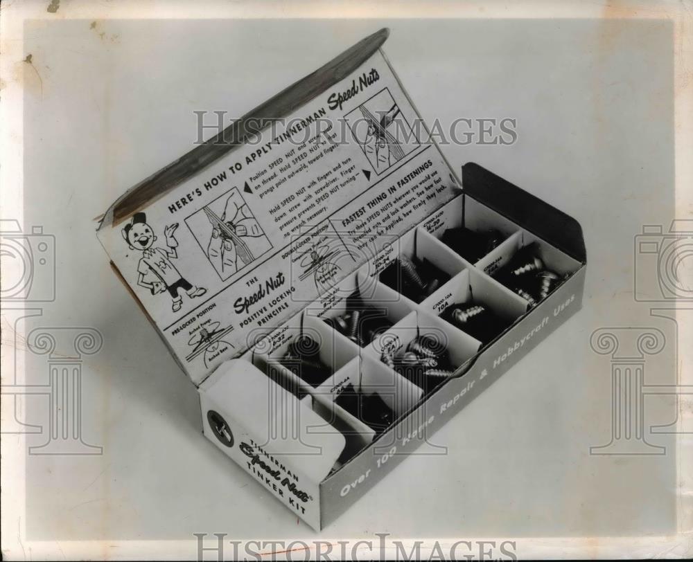 1951 Press Photo Speed Nut kits help Hobbyists - Historic Images