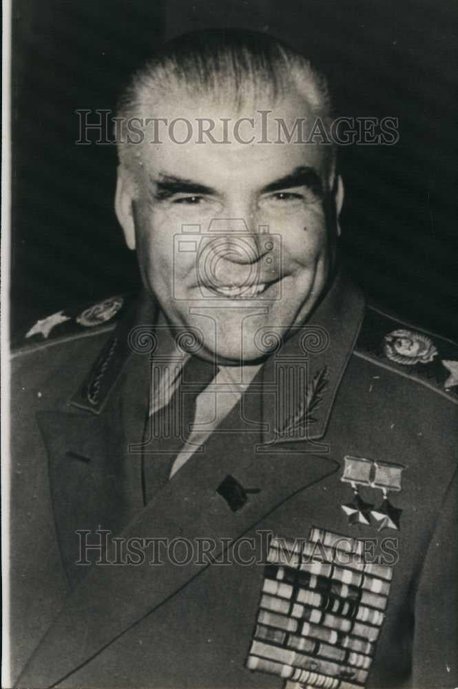 1967 Press Photo Marshal Malinovski Minister of Defense with the Communist Party - Historic Images
