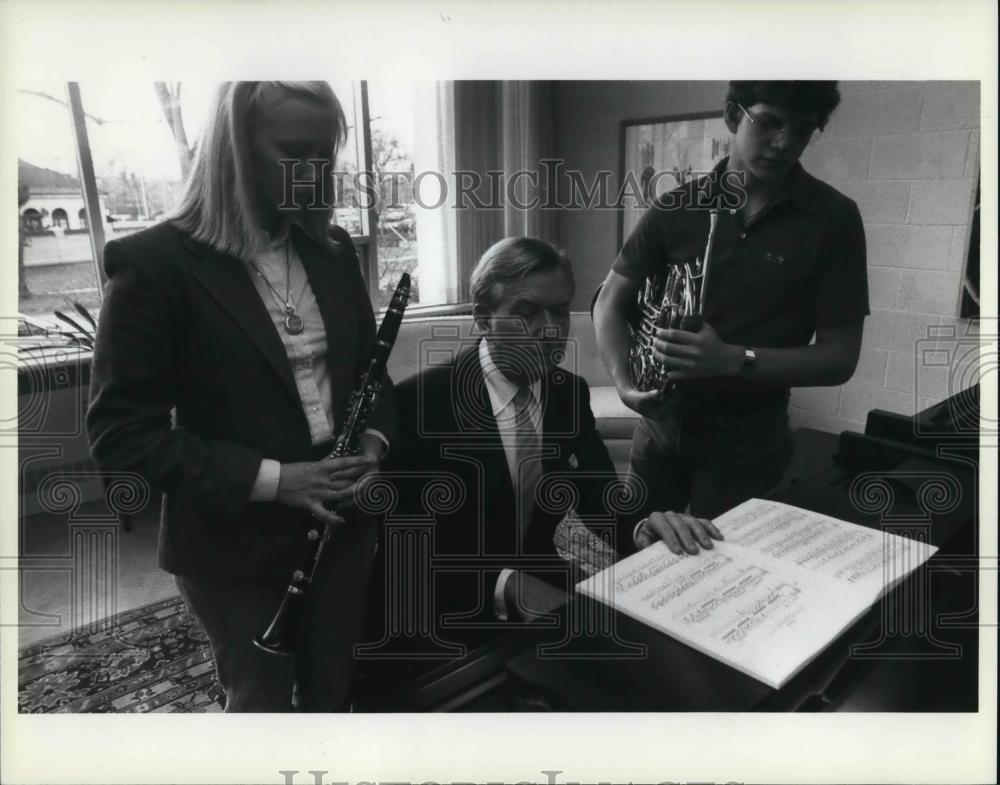1983 Press Photo Suzanne Schaller Grant Johannesen Martin Layman Musicians - Historic Images