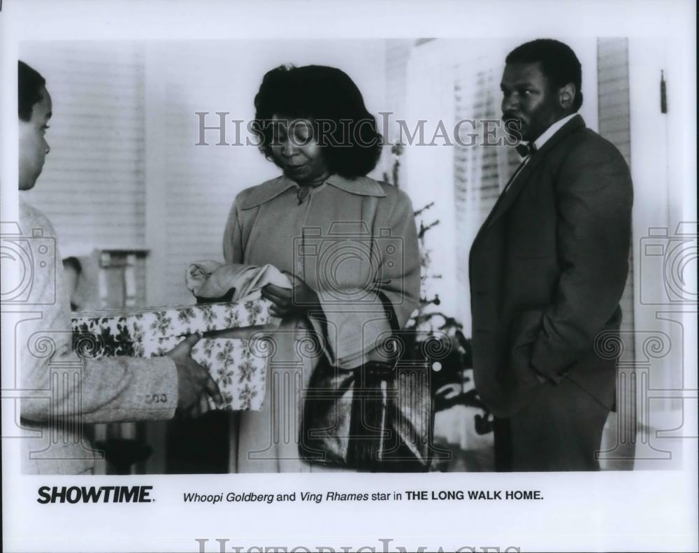 1992 Press Photo Whoopi Goldberg and Ving Rhames in &quot;The Long Walk Home&quot; - Historic Images