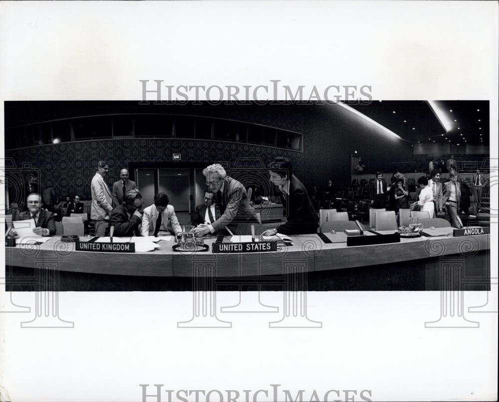 1981 Press Photo United Nations Security Council - Historic Images