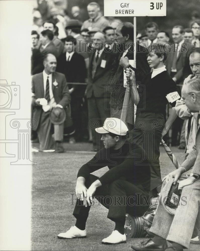1967 Press Photo Gary Player At Piccadilly World Match Play Golf Tournament - Historic Images
