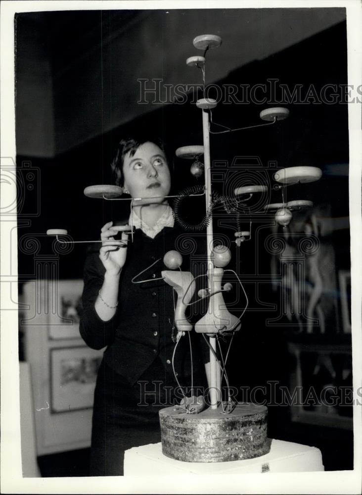 1959 Press Photo Preview of the National Society Exhibition - Historic Images